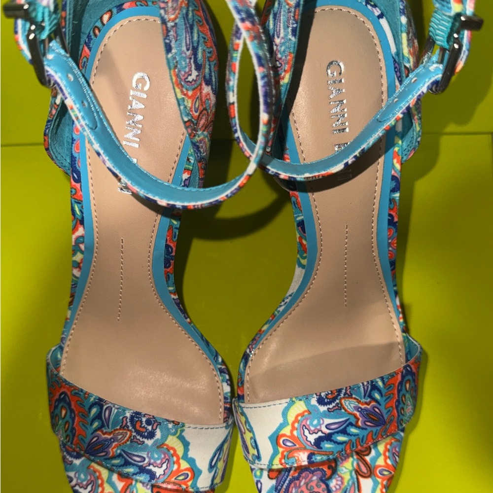 Gianni Bini Pamona Multi-Color Heels - Picture 5 of 9